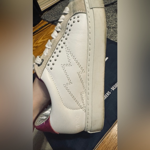 Zadig & Voltaire - ZV1747, Lightning Bolt Sneakers in
Blanc - Picture 9 of 9